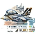 thumbnail image 1 of Tiger Model NO.222 Q version F-14 TOMCAT FIGHTER Plastic Model Kit, 1 of 4