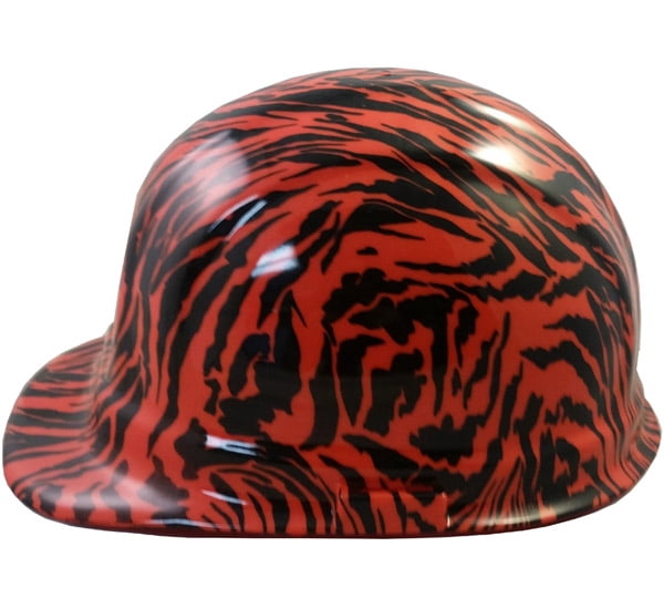 Tiger Orange Hydro Dipped Hard Hats Cap Style