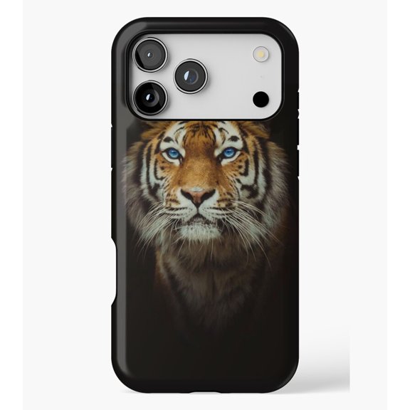 Tiger - Out Of The Black M2176, Protective Case for iPhone 17 16 15 14 13 12 11 Pro Max – Modern Unisex Style
