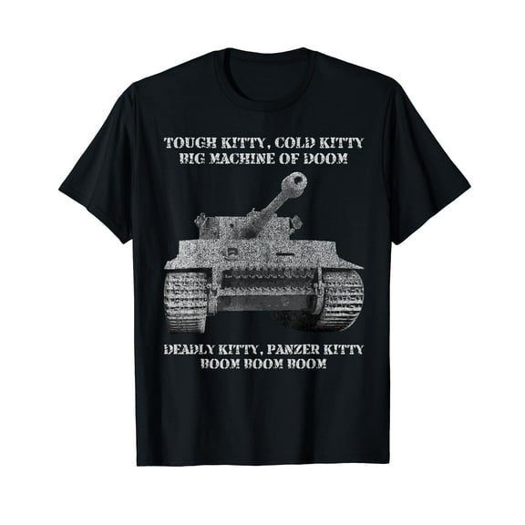 Tiger Panzer Tank Meme Tough Kitty, Cold Kitty Gift T-Shirt