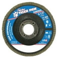 thumbnail image 1 of Tiger Paw Coated Abrasive Flap Discs,4 1/2",40 Grit,7/8 Arbor,Phenolic,13000 rpm, 1 of 5