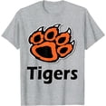 thumbnail image 1 of Tiger Paw School Spirit Tigers Softstyle Unisex T-Shirt,Sport Grey Color,Size YXL, 1 of 5