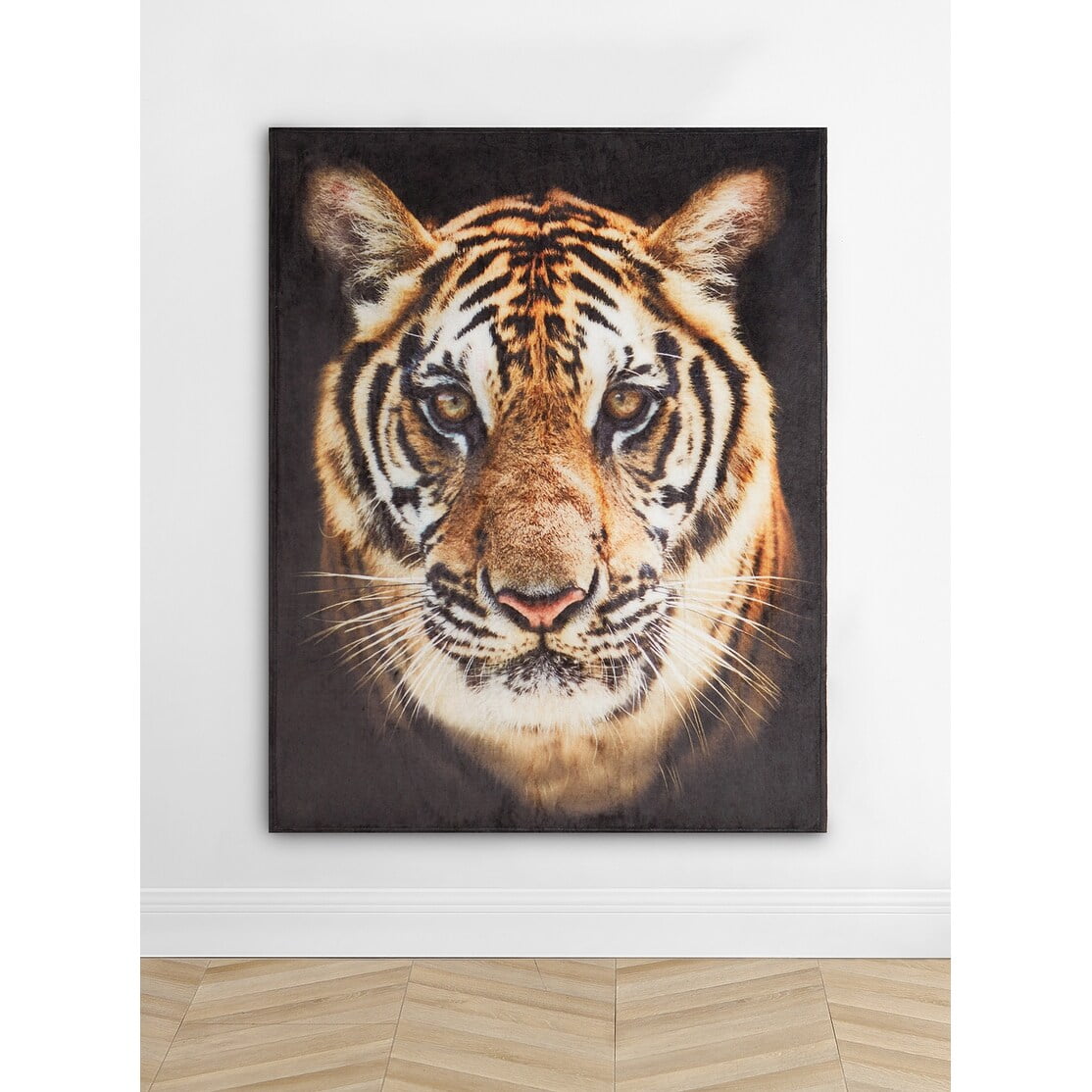 Tiger Photoreal Microplush Fleece Throw Blanket