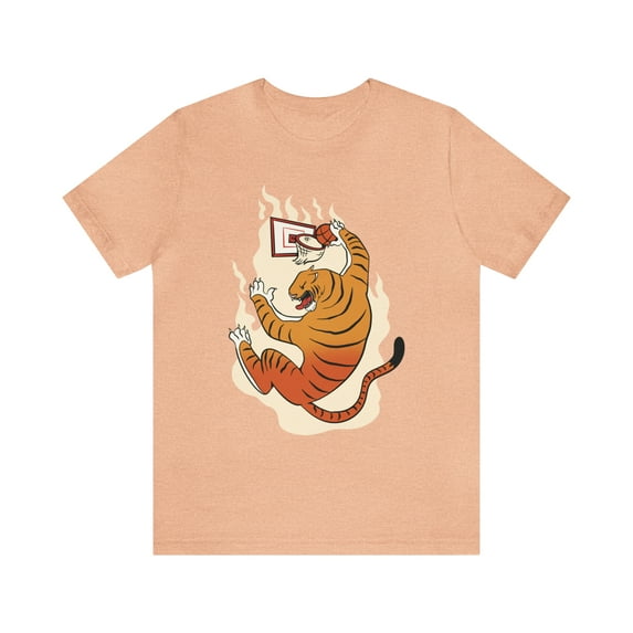 Tiger Playing Basketball Shirt