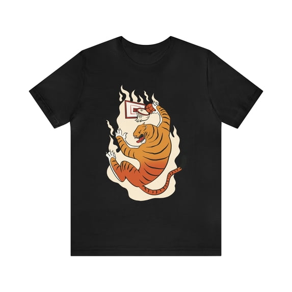 Tiger Playing Basketball Shirt