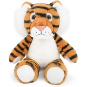 Tiger Plush Toy Stuffed Animal Realistic and Cute Tiger Soft Toy | Soft cute tiger companion for baby toddler kids pretend play nursery decor jungle lovers birthday gifts and everyday comfort