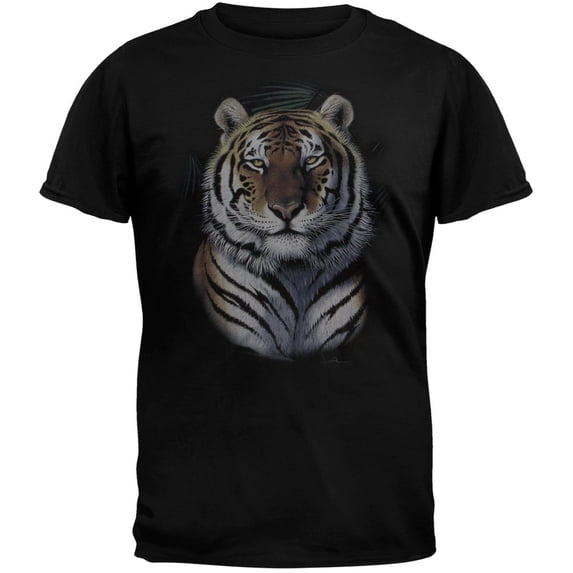 Tiger Portrait Adult T-Shirt - Medium