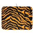 thumbnail image 1 of Tiger Print Background Drying Dish Mat Quick Drying Absorbent Soft Durable for Kitchen 18" x 24", 1 of 10