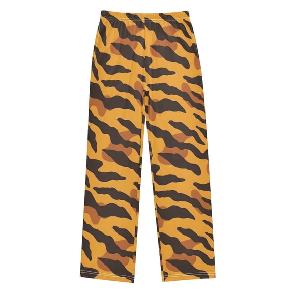 Tiger Print Christmas Pajama Pants Soft and Lightweight Elastic Waistband Christmas Pajama Pants
