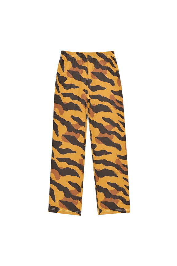 Tiger Print Christmas Pajama Pants Soft and Lightweight Elastic Waistband Christmas Pajama Pants