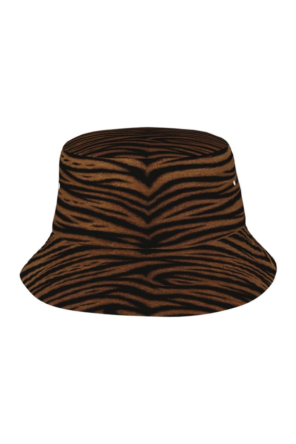 Tiger Print Fisherman's Hat Lightweight and Breathable Sun Hat Suitable for Both Men and Women