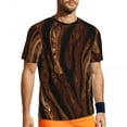 thumbnail image 1 of Tiger Print Running T-Shirt Beach Tropical Animal Awesome T Shirts Popular Tshirt For Mens, 1 of 5