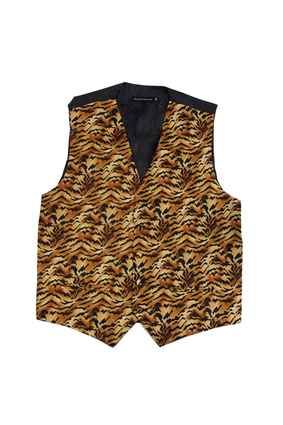 Tiger Printed Formal Vest
