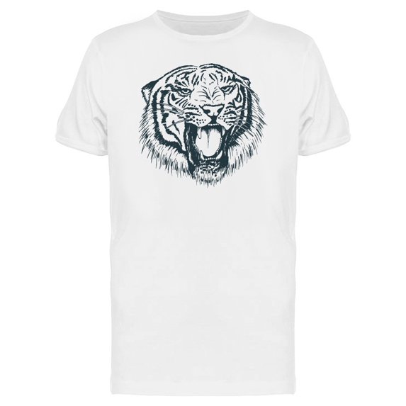 Tiger Roar Ink Portrait Tee Men's -Image by Shutterstock
