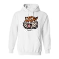thumbnail image 1 of Tiger Roaring Design Hoodie Men -Image by Shutterstock, Male Small, 1 of 4