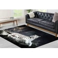 thumbnail image 1 of Tiger Rugs, Man Cave Rugs, Farmhouse Rug, Animal Rugs, Bath Rug, Runner Rug, Pet Friendly Rug, Customs Rug, Corridor Rug, Car Mat, 2.6'x5' - 80x150 cm, 1 of 8