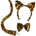 thumbnail image 1 of Jacobson Hat Company Adut Tiger Plush 3 Pc. Costume Set, multi-colored, One Size fits Most, 1 of 4