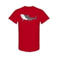 thumbnail image 1 of Tiger Shark Design T-Shirt Men -Image by Shutterstock, Male XX-Large, 1 of 2