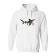 thumbnail image 1 of Tiger Shark Watercolor Hoodie Men -Image by Shutterstock, Male Small, 1 of 4