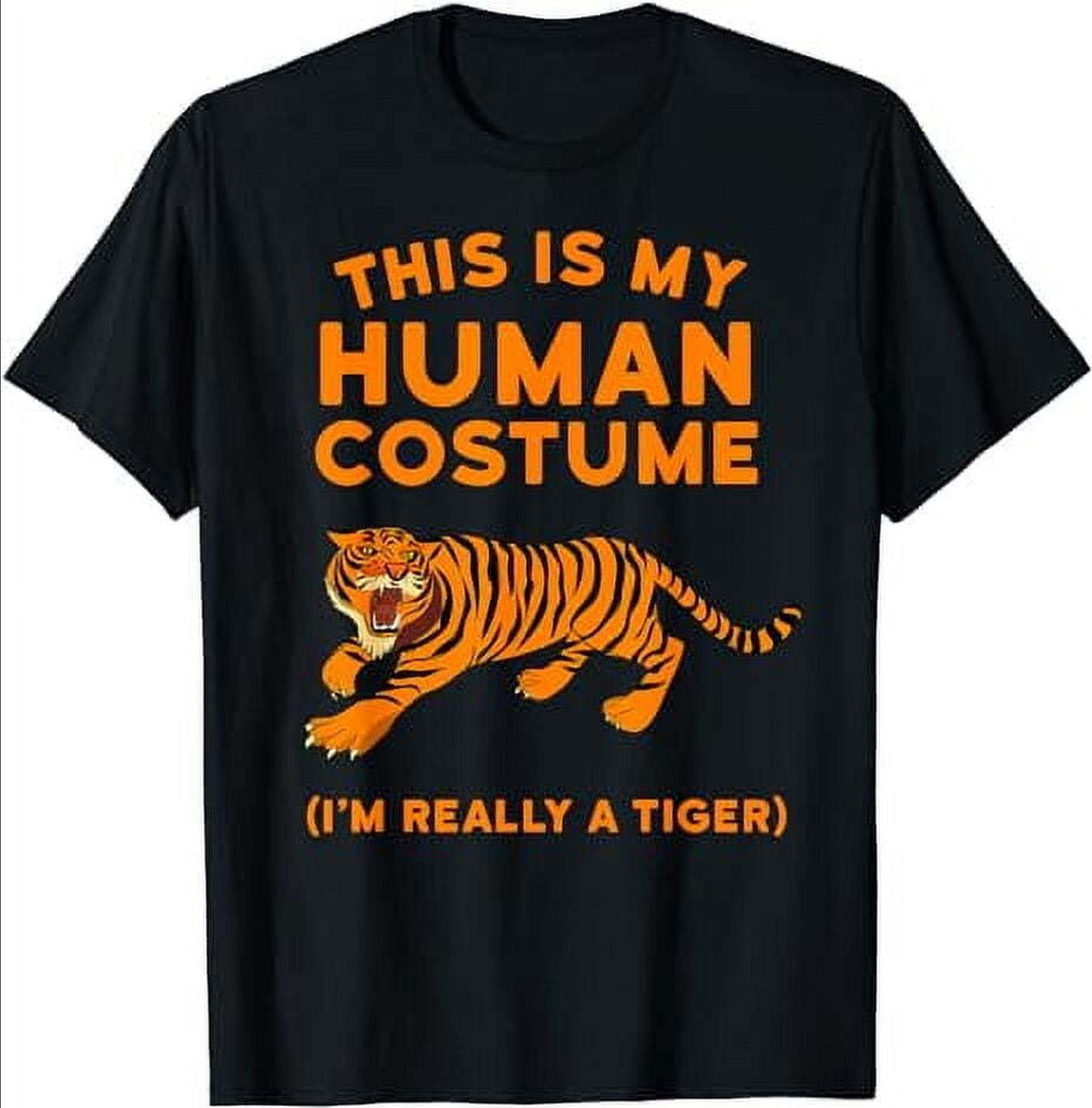 Tiger Shirt Men Women - Human Costume Tiger Tee T-Shirt - Walmart.com