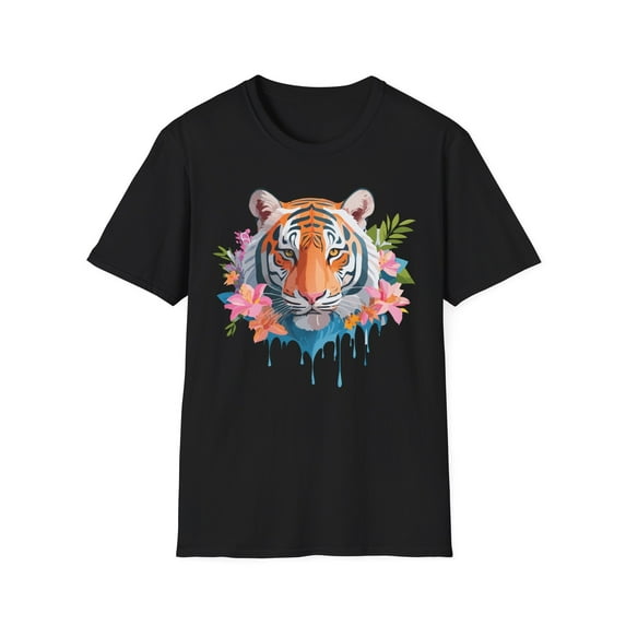 Tiger Shirt, Shirt with Tiger, Animal Tee, Shirt with Animals