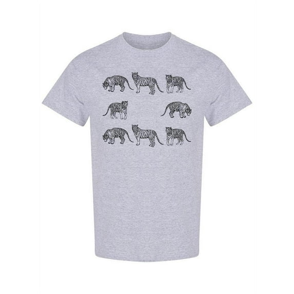 Tiger Stances T-Shirt Women -Image by Shutterstock, Female 3X-Large