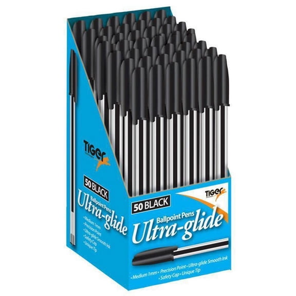 Tiger Stationery Ultra Glide Ballpoint Ink Pens