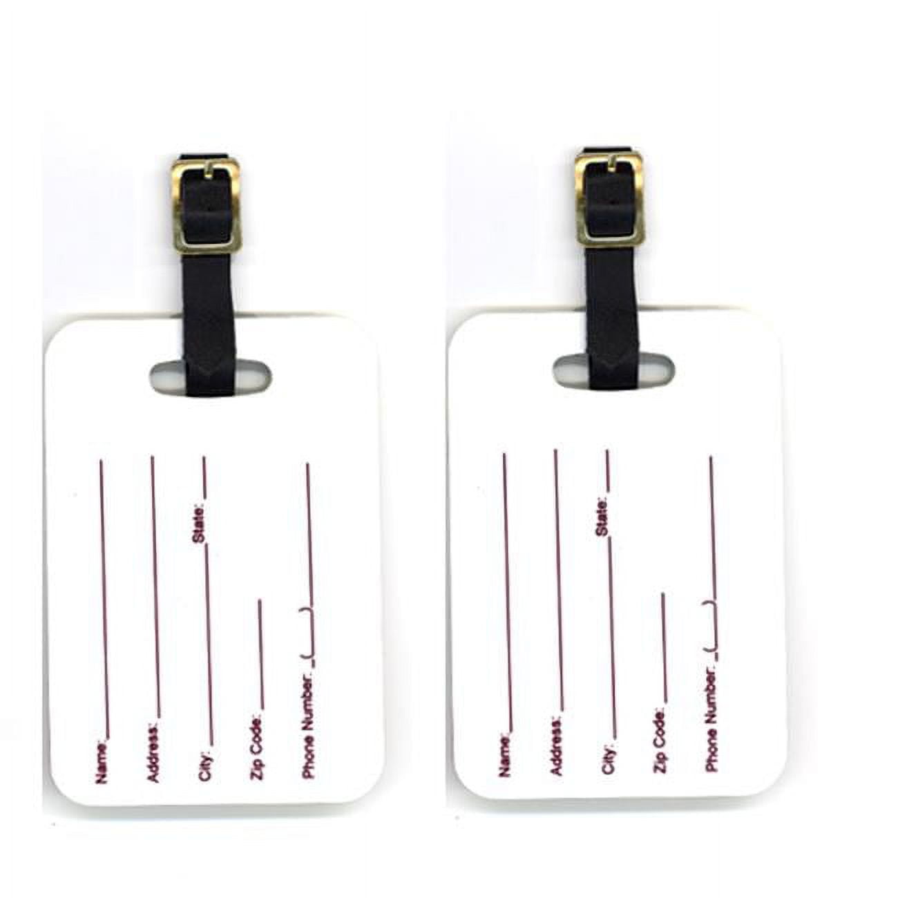 Tiger Stripe - Purple Gold Letter S Monogram Initial Luggage Tag, Pair ...