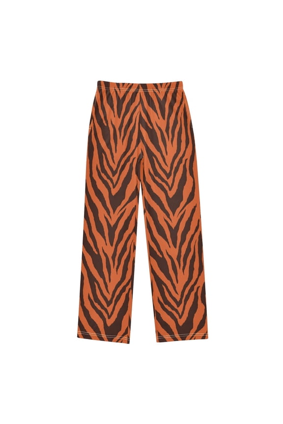Tiger Stripes Pajama Pants Soft Lightweight Lounge Pants Bottoms Sleep Pants Warm Comfy