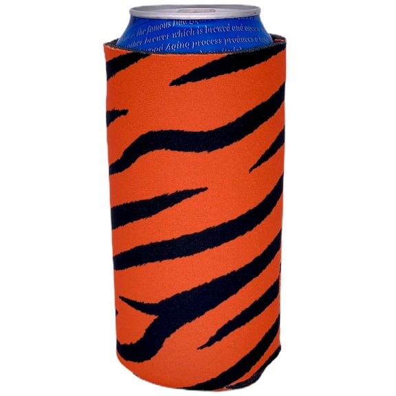Tiger Stripes Pattern 16 oz. Can Coolie