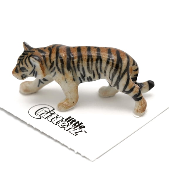 Tiger - Sumatran Tiger "Sunda" - miniature porcelain figurine
