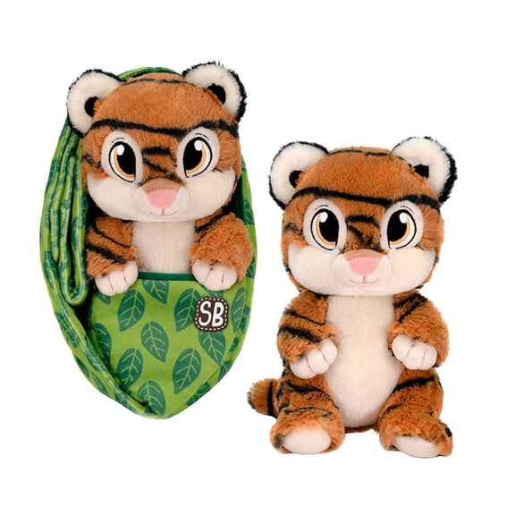 Tiger Swaddle  Plush Toy by Fiesta 9.5 inch