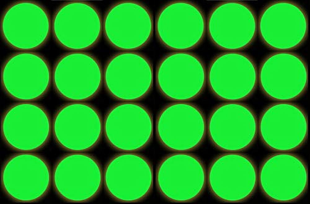 Tiger Tail Sports Recreational-Quality (1-Star, 40mm) Ping Pong Balls (Glow-in-Dark Green, 24-Pack)