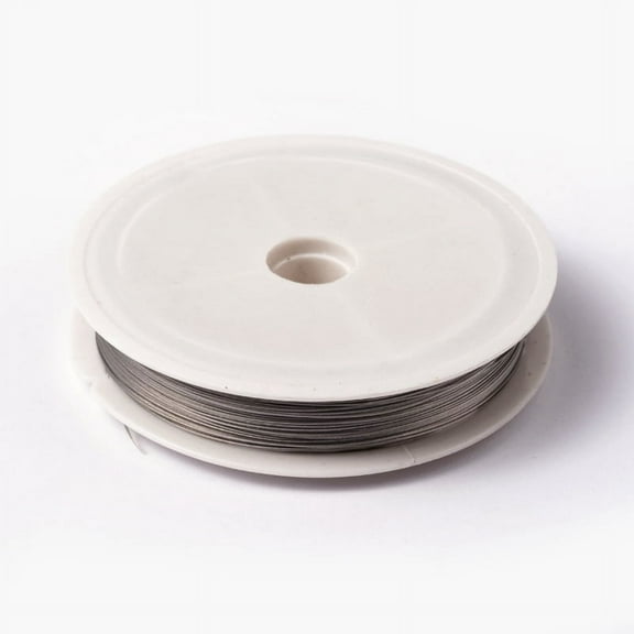 Tiger Tail Wire Nylon-coated Stainless Steel Raw 0.38mm about 164.04 Feet(50m)/Roll