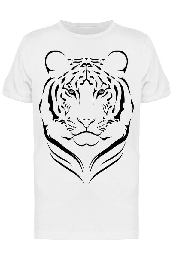 Tiger Tattoo Graphic T-Shirt Men -Image by Shutterstock, Male Large
