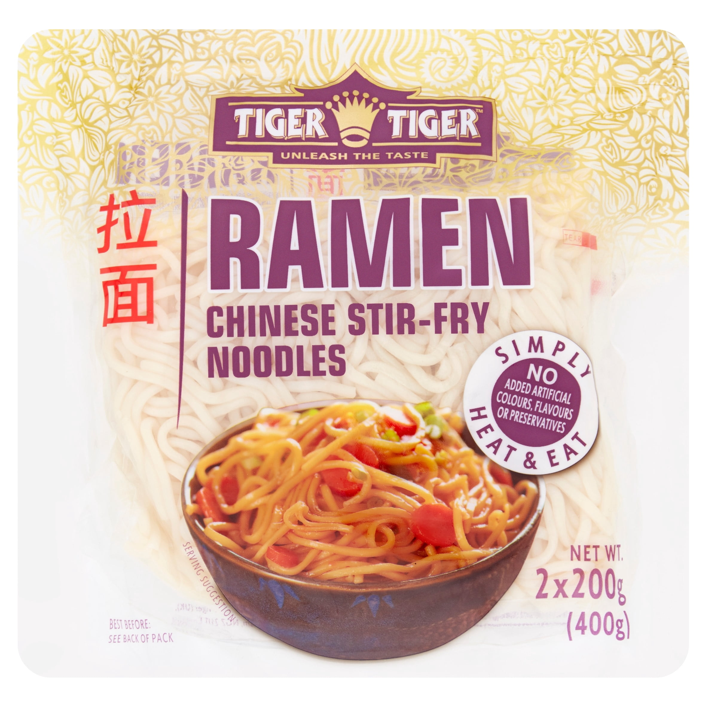 Tiger Tiger Ramen Stir Fry Noodles 400G, Imported from Britain