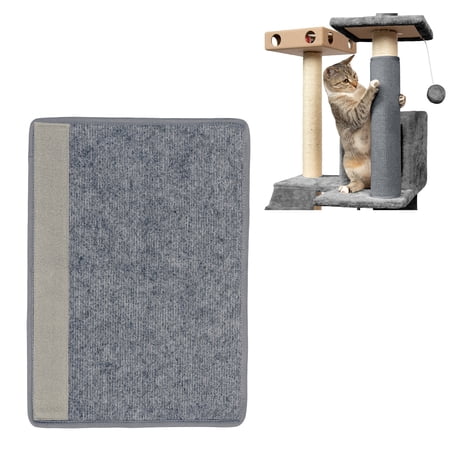 Tiger Tough Carpet Post Cover - Gray, 17.75"