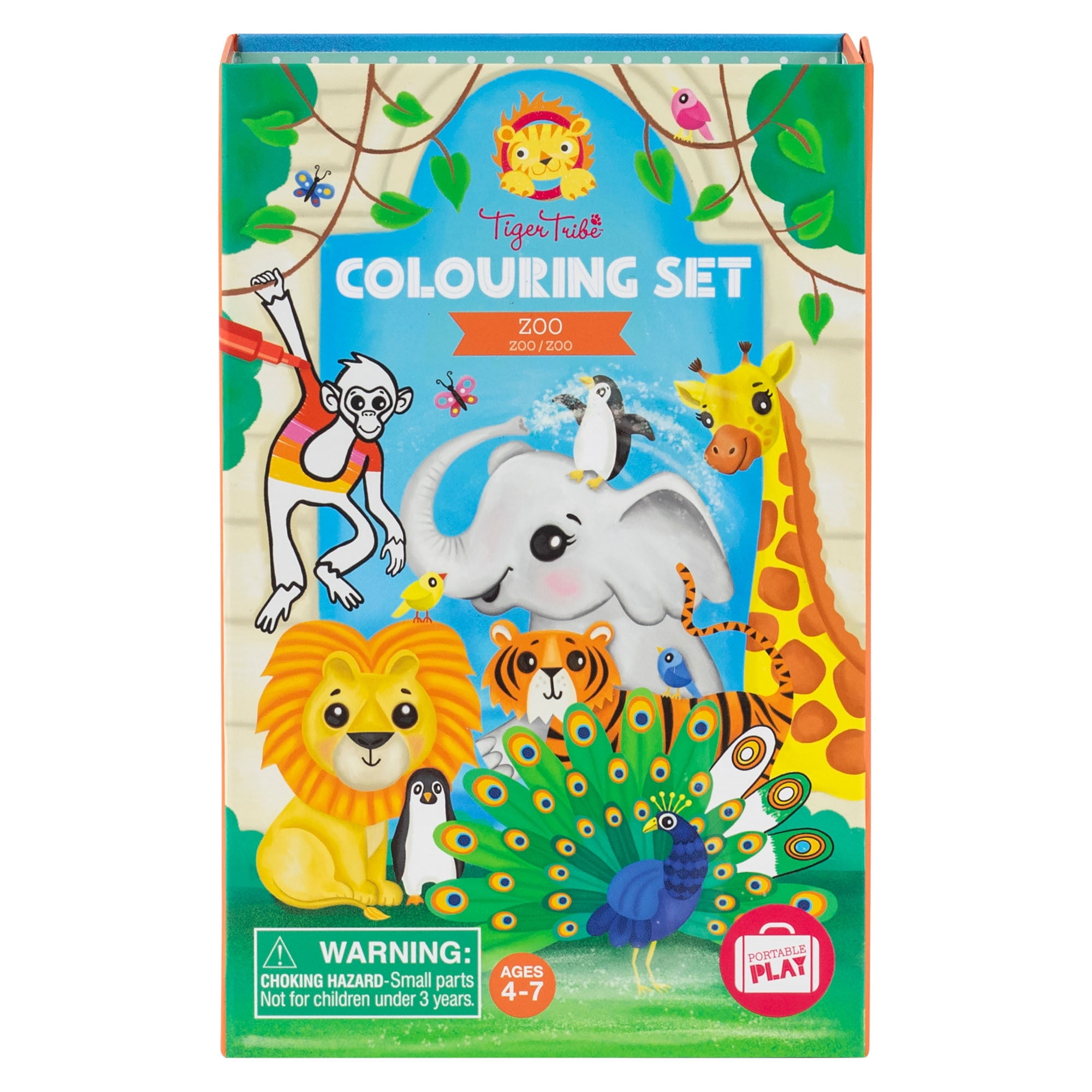 tiger tribe Coloring Set Zoo - Walmart.com