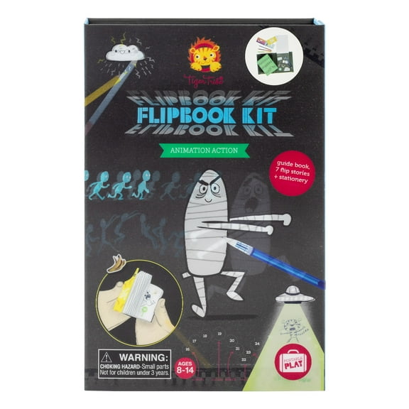 Tiger Tribe: Flip Book Animation Kit with Guide & Tools for Kids Ages 8+ - Creative Learning & Storytelling Activity