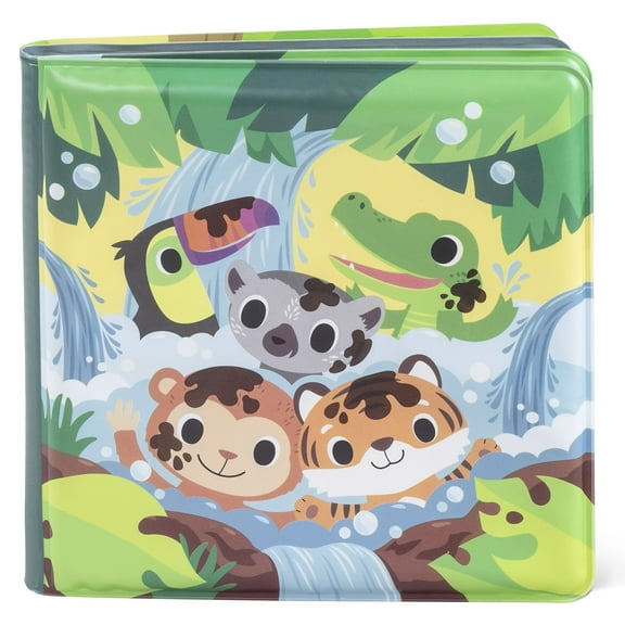 Tiger Tribe Magic Bath Book for Toddlers - Interactive, Waterproof & Reusable | Color-Changing Jungle Animals | Ideal Baby Sensory Toy