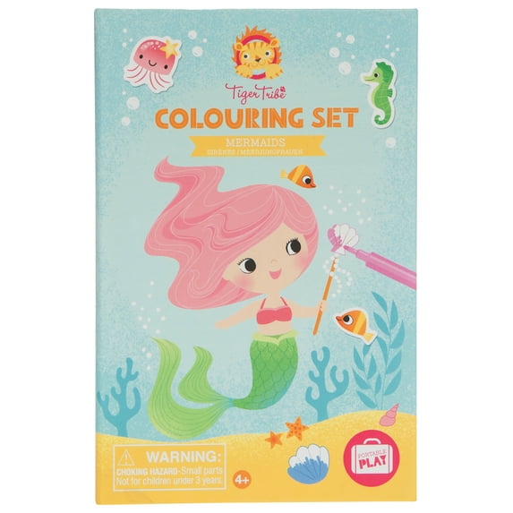 Tiger Tribe Mermaids Coloring Set