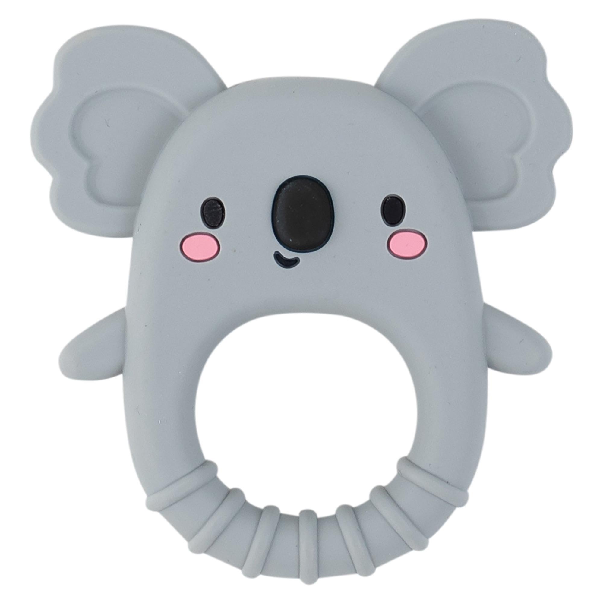 Tiger Tribe Silicone Teether Koala Soft BPA-Free Teething Relief Sensory Toy for Infants Newborns 0-18 Months