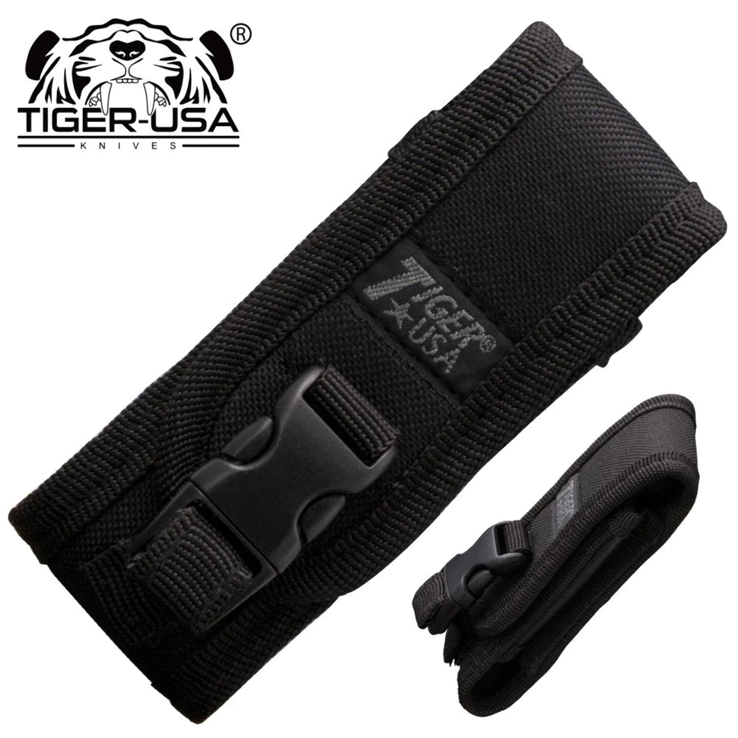 Tiger USA Black Nylon Folding Pocket Knife Carrying Case