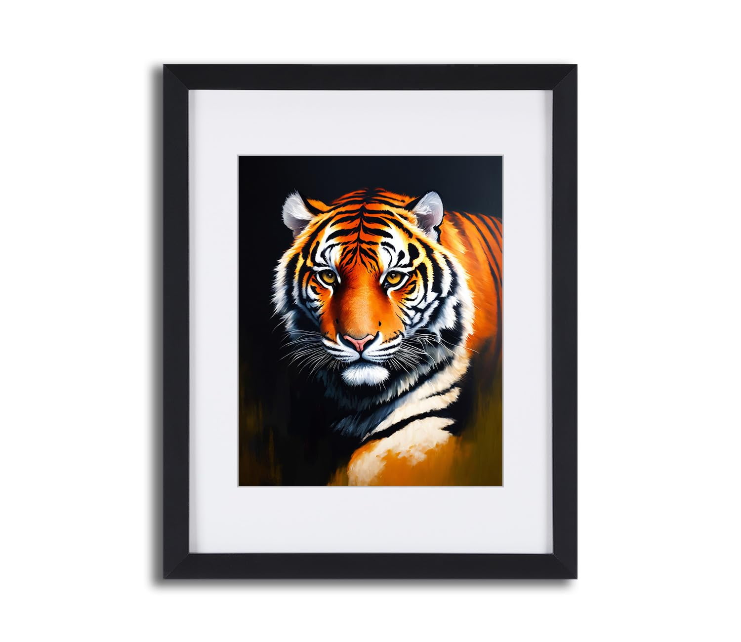 Tiger Wall Art Canvas YPF5 Print Decoration Artwork Wildlife Animal