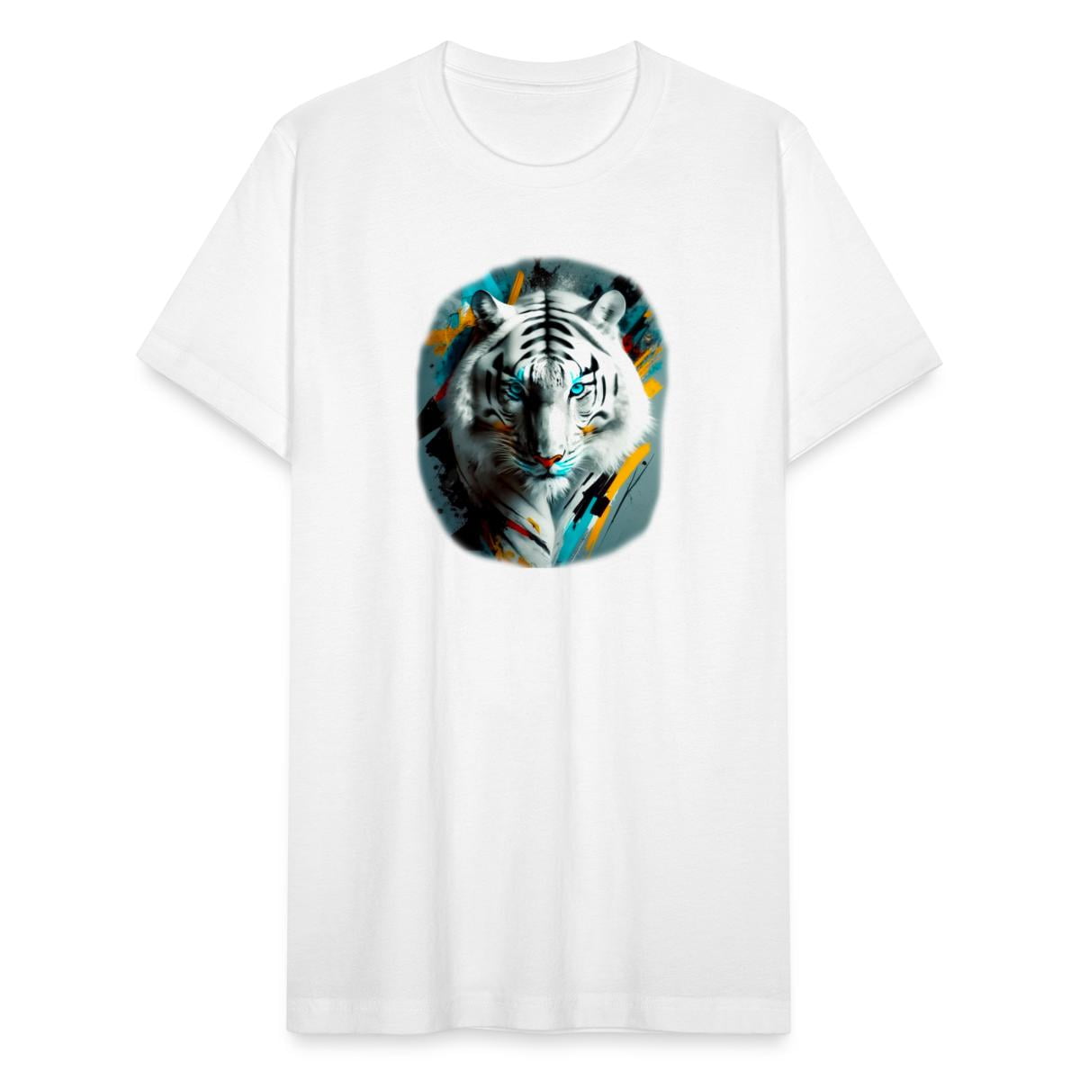 Tiger White Unisex Jersey T-Shirt - Walmart.com