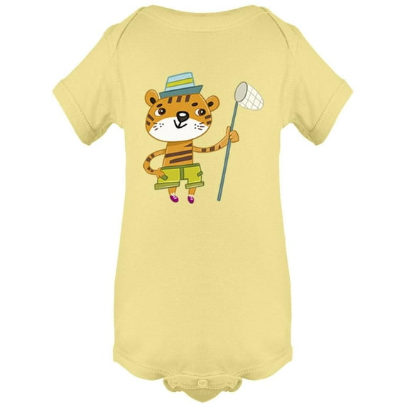 Tiger With A Net Bodysuit Infant -Image by Shutterstock, 12 Months