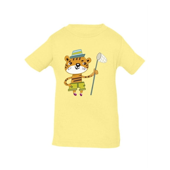 Tiger With A Net T-Shirt Infant -Image by Shutterstock,  12 Months