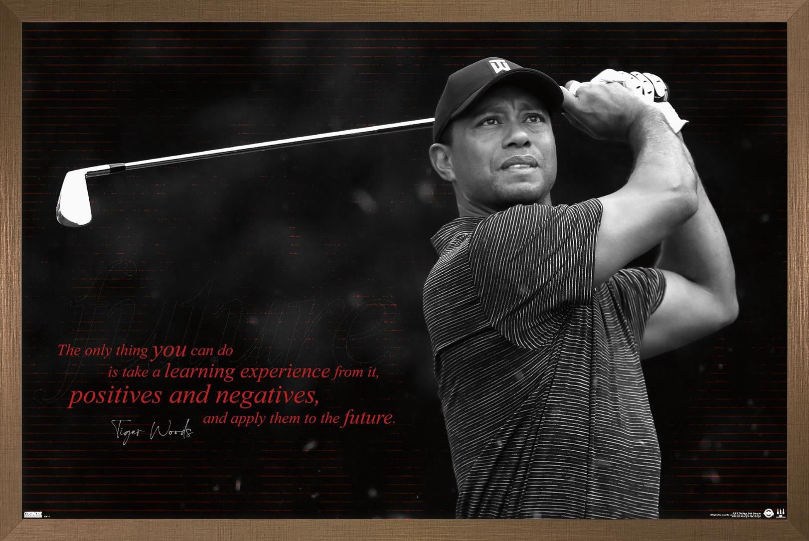Tiger Woods - Future Wall Poster, 22.375" x 34" Framed