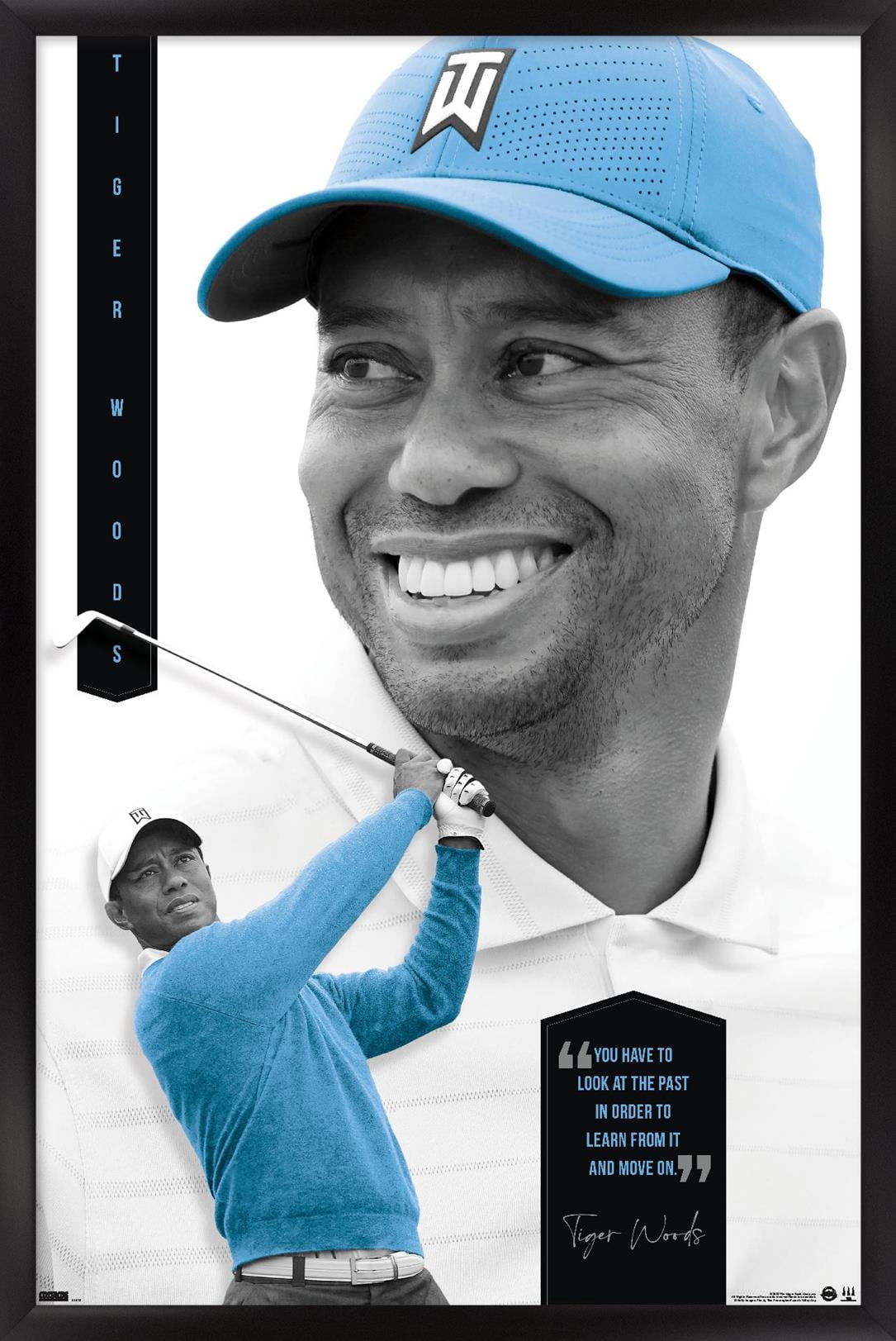 Tiger Woods - Learn From It Wall Poster, 22.375" x 34" Framed