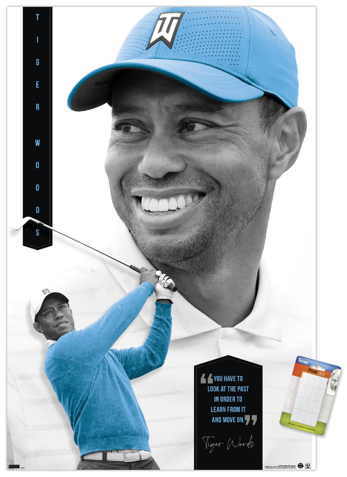 Tiger Woods - Learn From It Wall Poster, 22.375" x 34"